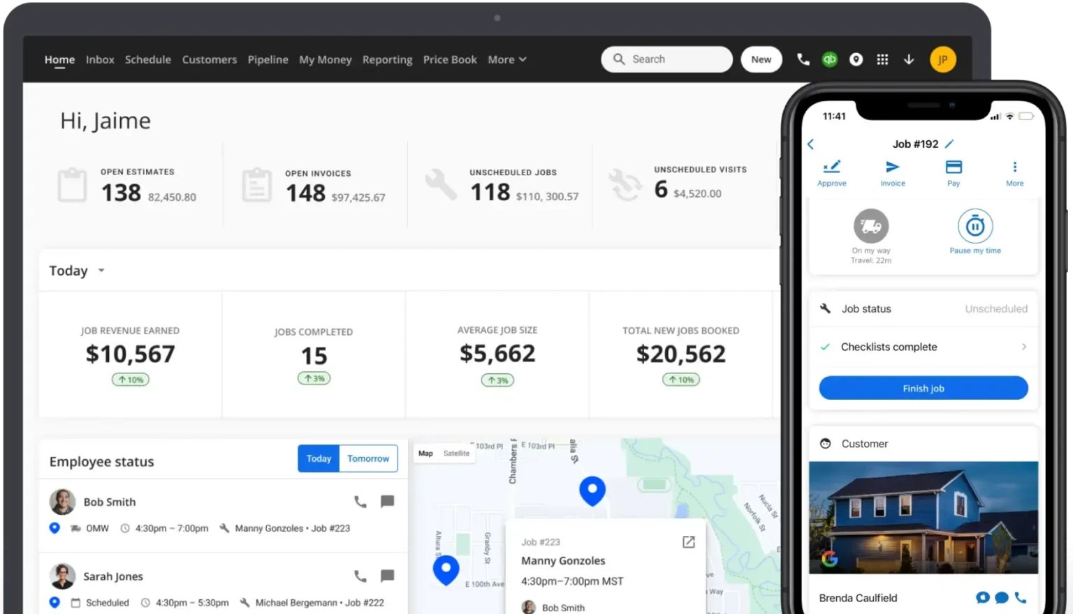 Housecall Pro temizlik iş yazılımı