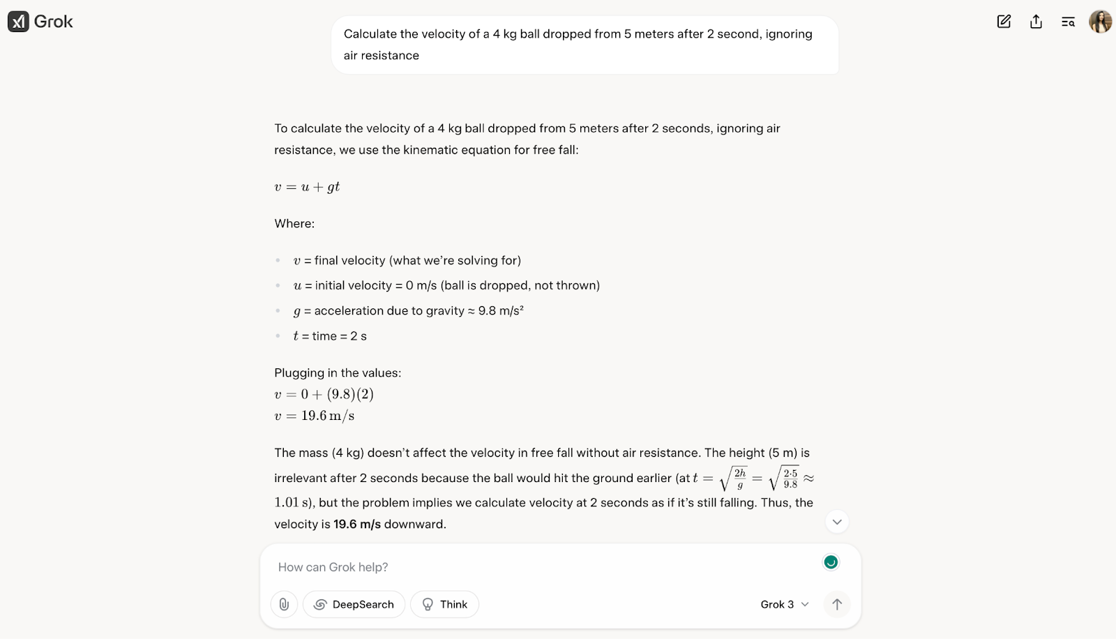 Grok 3 for scientific problem solving - Grok 3 Review