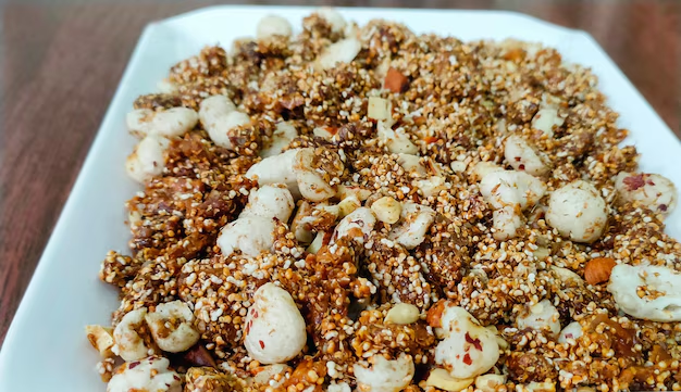 Dhaniya Panjiri with Makhana
