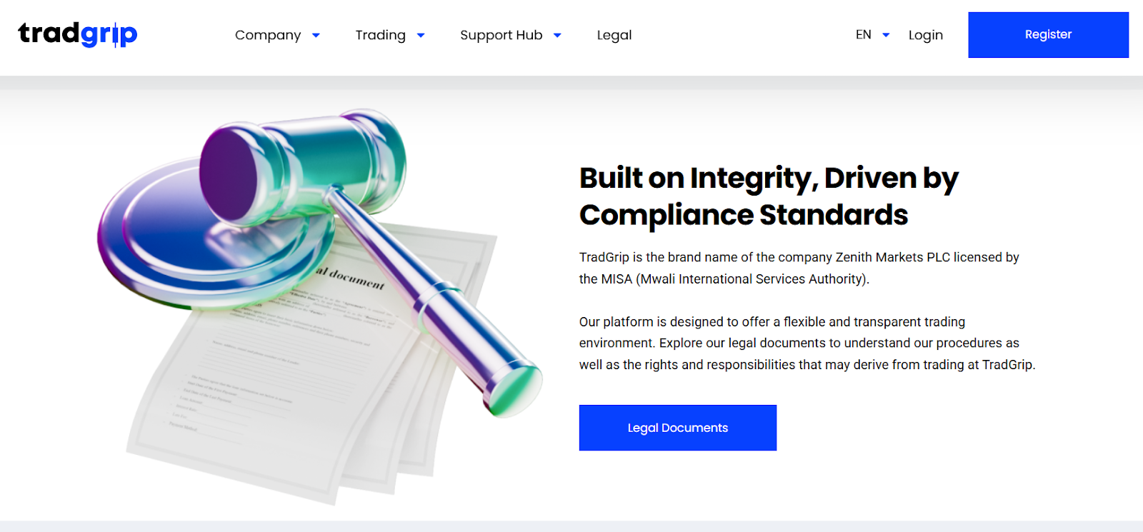 TradGrip Regulatory Compliances