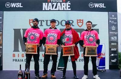 Nic von Rupp, de Portugal, e Clement Roseyro, da França, vencem o Melhor Desempenho de Equipe no TUDOR NAZARÉ Big Wave Challenge (Foto de Damien Poullenot / WSL)Nic von Rupp, de Portugal, e Clement Roseyro, da França, vencem o Melhor Desempenho de Equipe no TUDOR NAZARÉ Big Wave Challenge (Foto de Damien Poullenot / WSL)