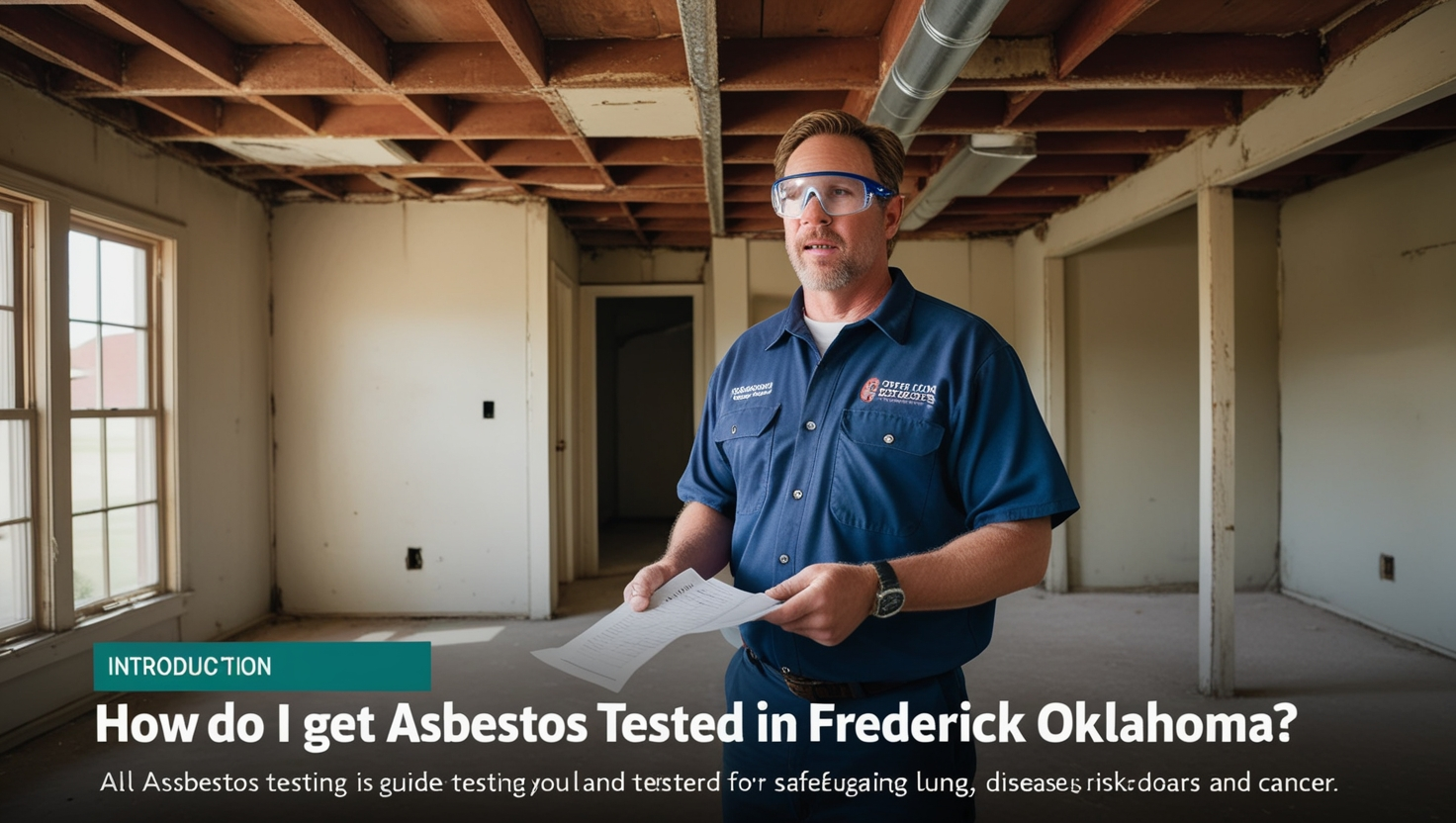 How Do I Get Asbestos Tested in Frederick Oklahoma