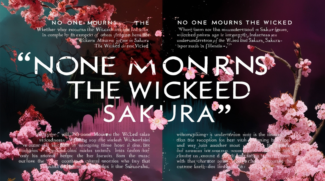 No One Mourns the Wicked Sakur