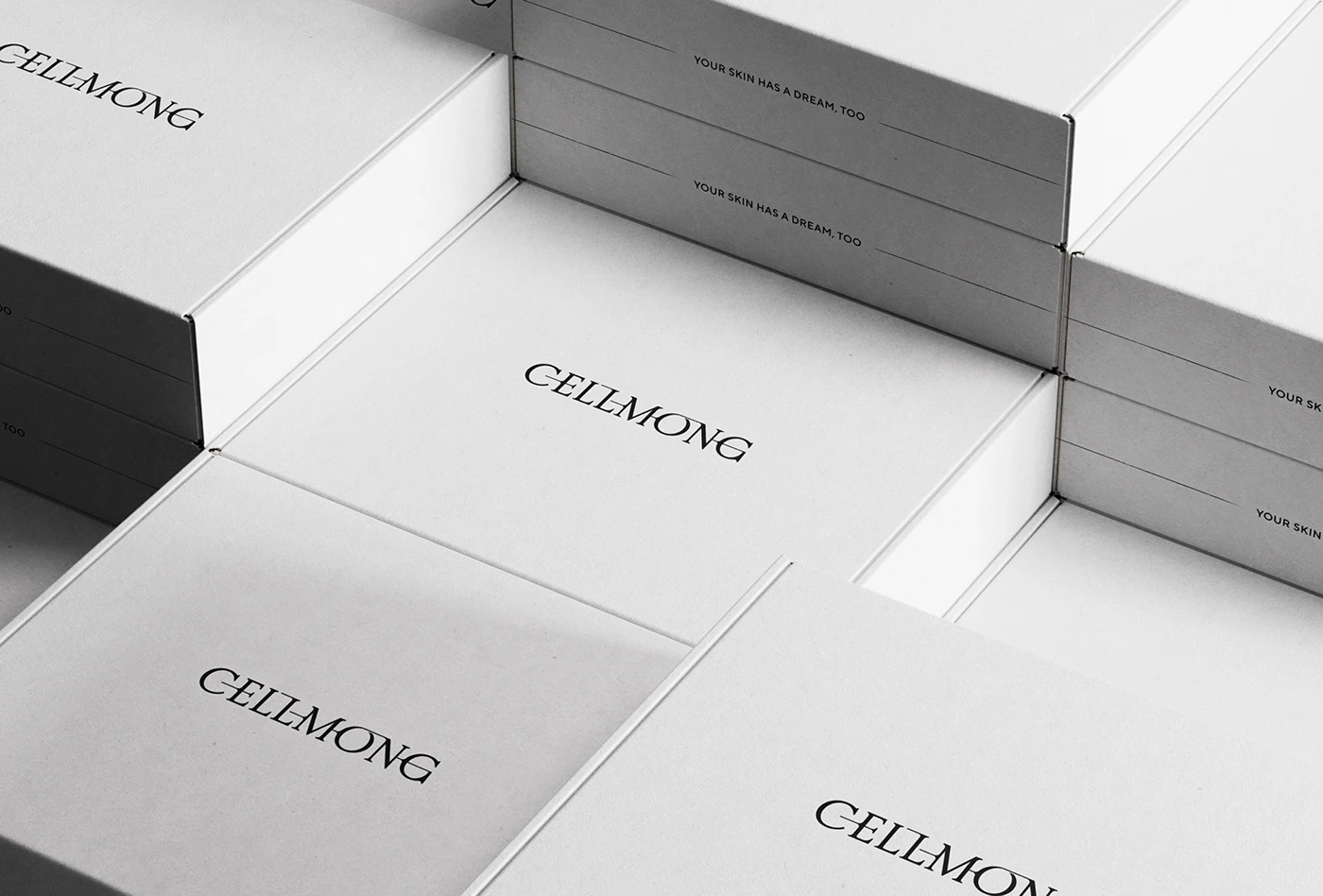 Image from the Cellmong: Weaving the Future of Skincare Branding article on Abduzeedo