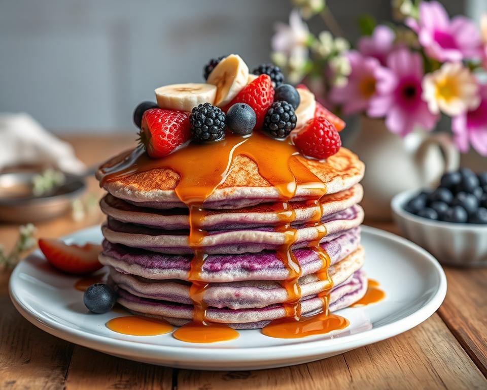 taro flavored pancake recipe