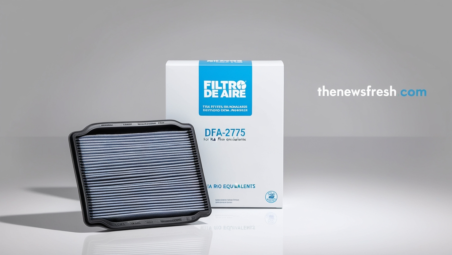 filtro de aire DFA-2775 para Kia Rio equivalents