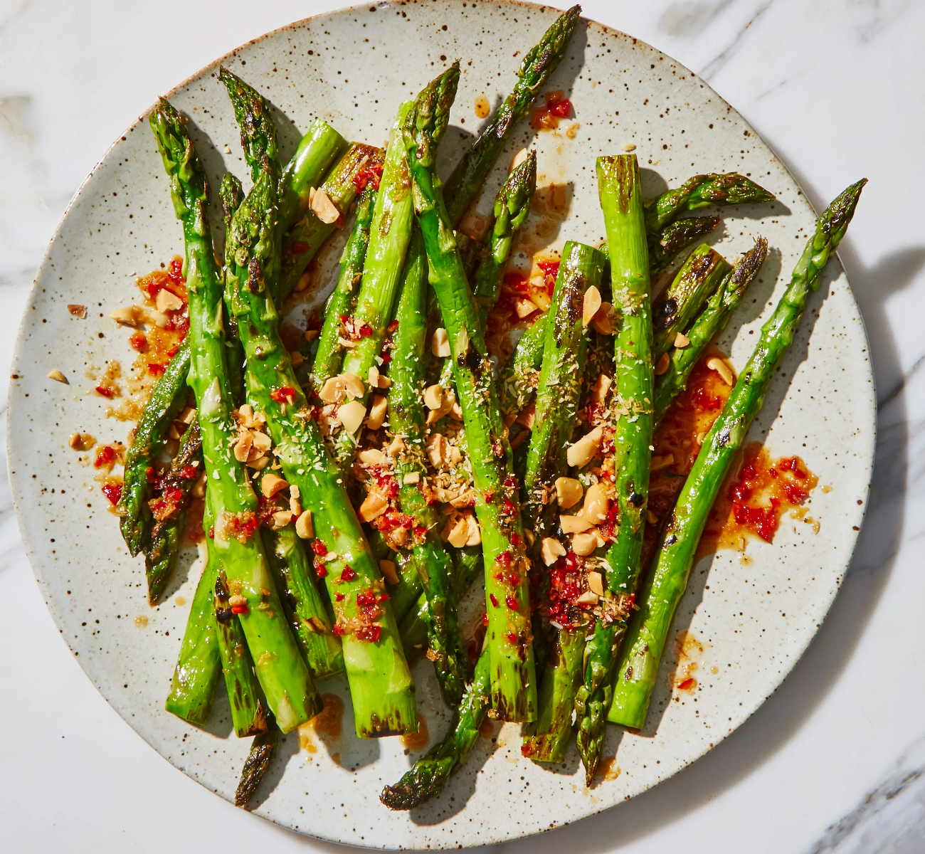 Cooked Asparagus Green