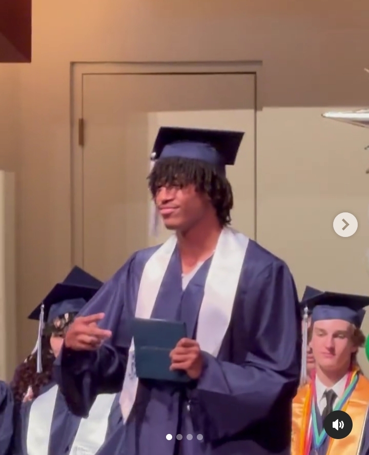 Henry Günther Ademola Dashtu Samuel at his graduation