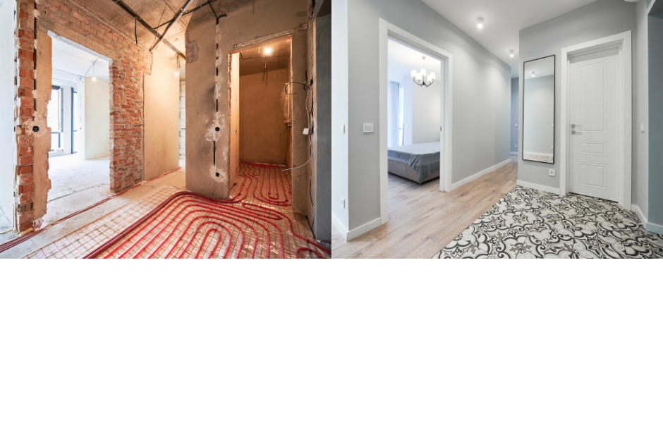 Une rénovation avant / après pour booster le diagnostic énergétique. Agence immobiliere La clé du bonheur à Montbeliard.