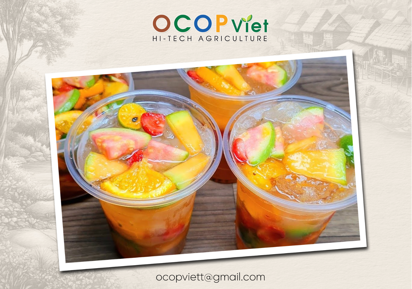 làm trà trái cây tại nhà