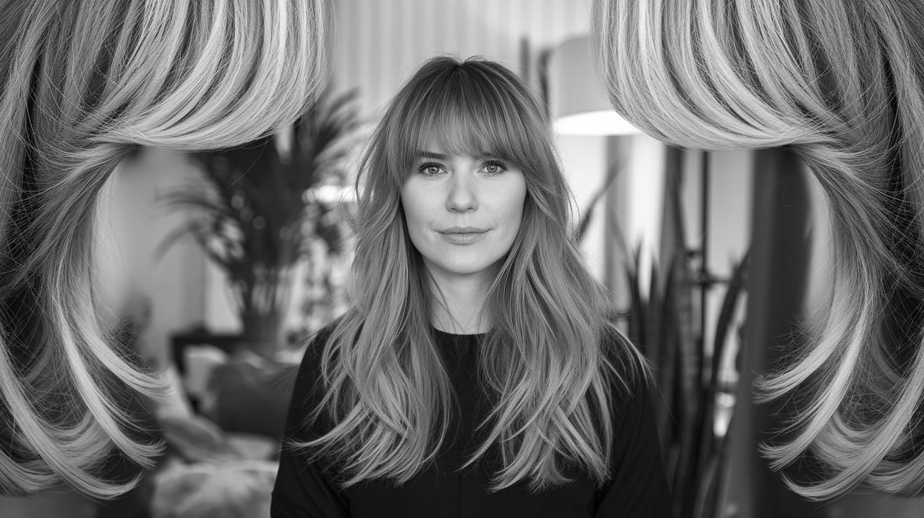 Layers with Bangs on Curtains