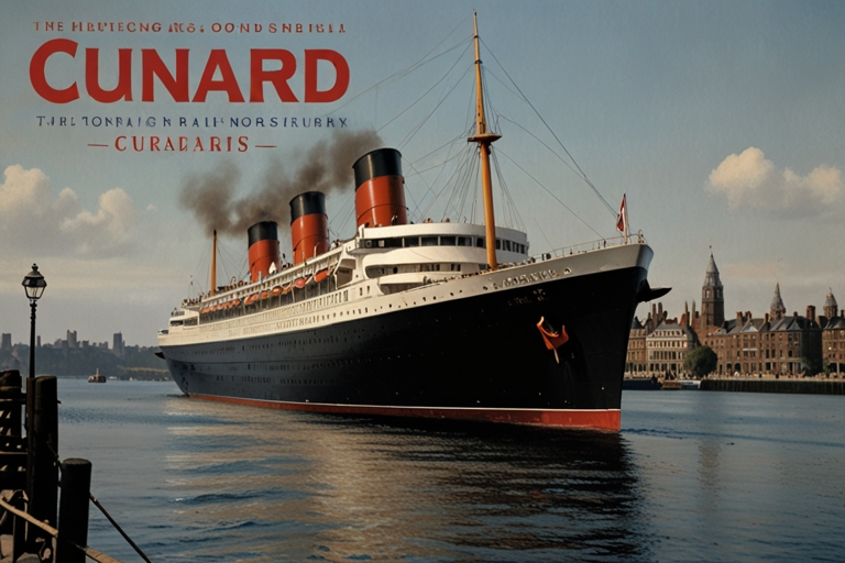 Cunard Europe-America by W.S. Bylitylis