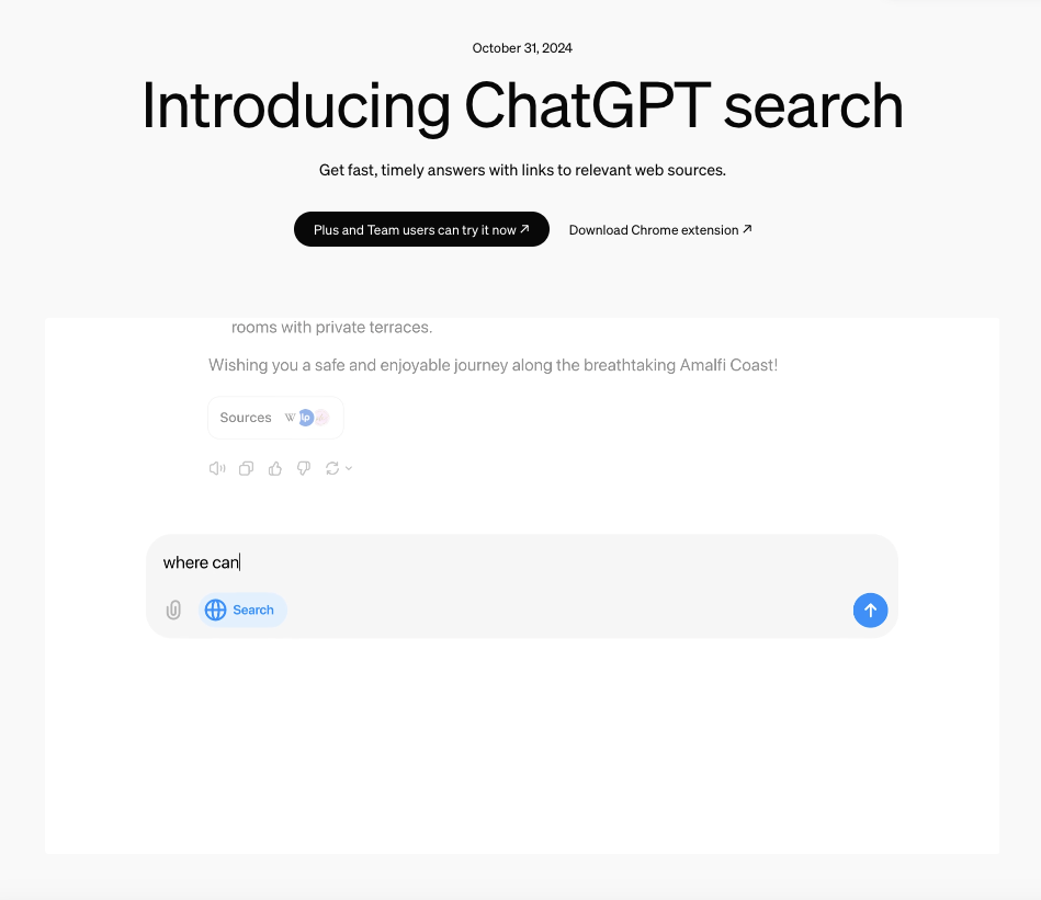 ChatGPT Real-Time Web Search