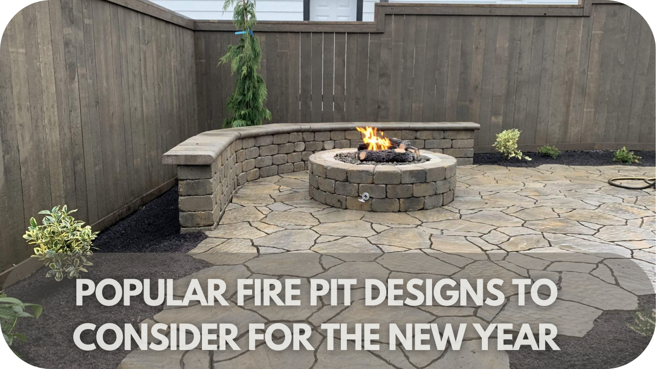 Explore trendy fire pit designs perfect for welcoming the New Year with warmth and style.