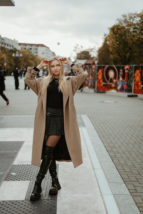 Free stock photo with tags blonde, boots, elegant photo image