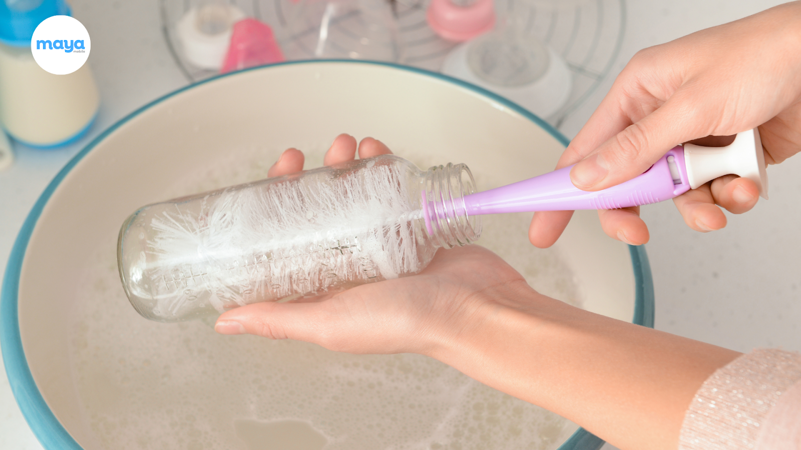 Self-Cleaning Water Bottle