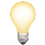 How Light Bulb emoji looks on Apple.