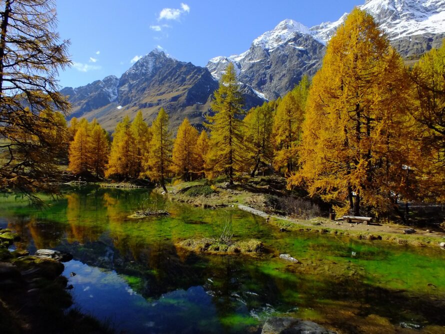 Val d'Aosta, Italy in October