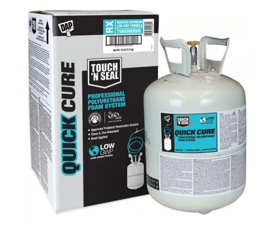 An image of FSI’s Touch-N-Seal Quick Cure One-Part Spray Foam. 