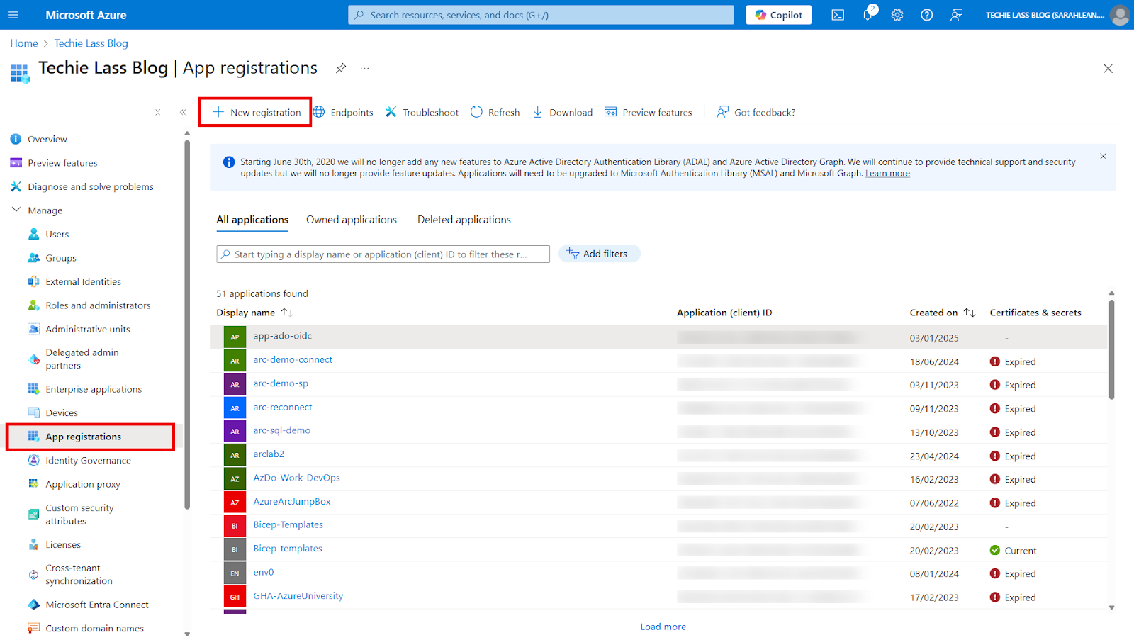 Microsoft Entra ID app registration