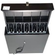 A black cash register with a wire

AI-generated content may be incorrect.