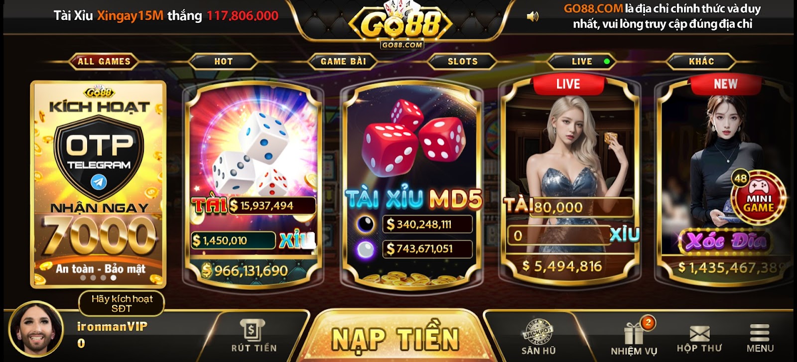 tài xỉu go88