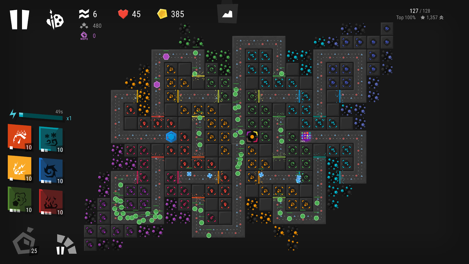 Infinitode 2 - Tower Defense