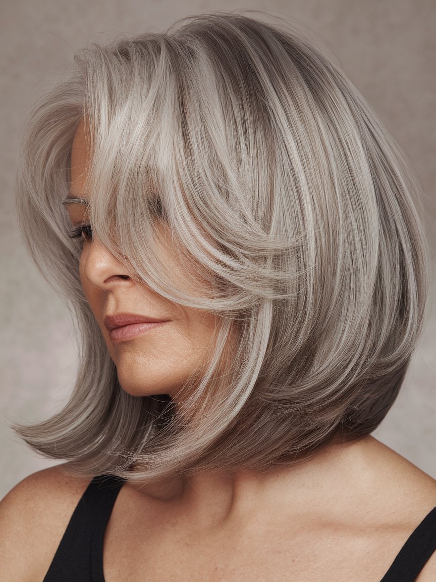 20. Blunt Asymmetrical Bob