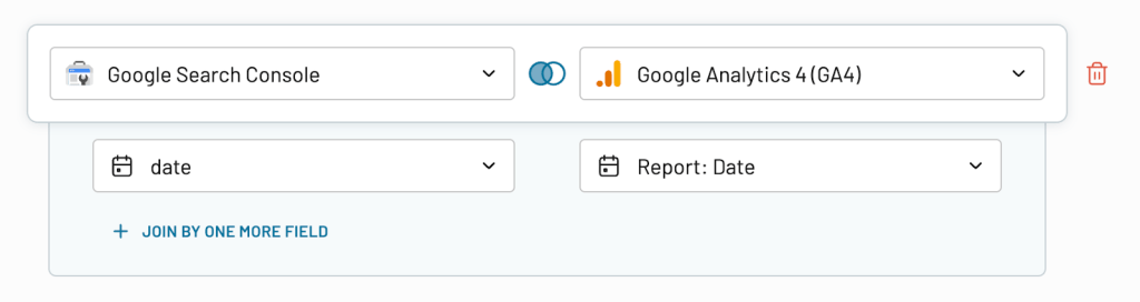 Select the columns to join data by