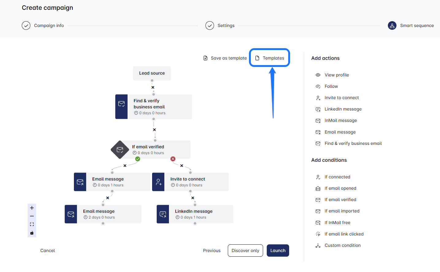 linkedin sales strategy multichannel campaign templates leadin