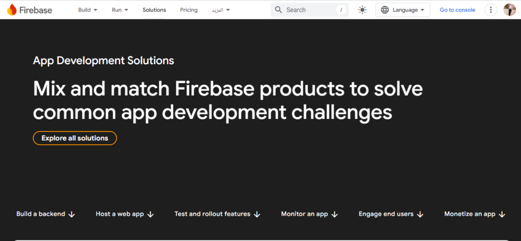 Firebase hosting