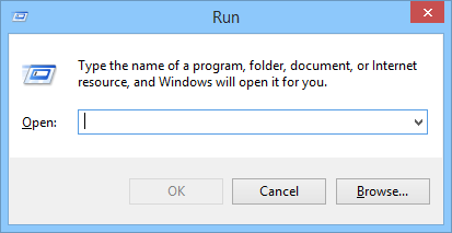 steps to run programs in windows using (WIN key + R) to optimize pc performance 