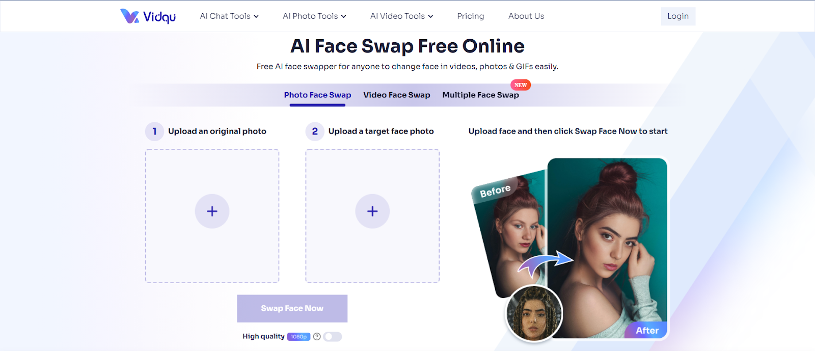  Vidqi AI face swap
