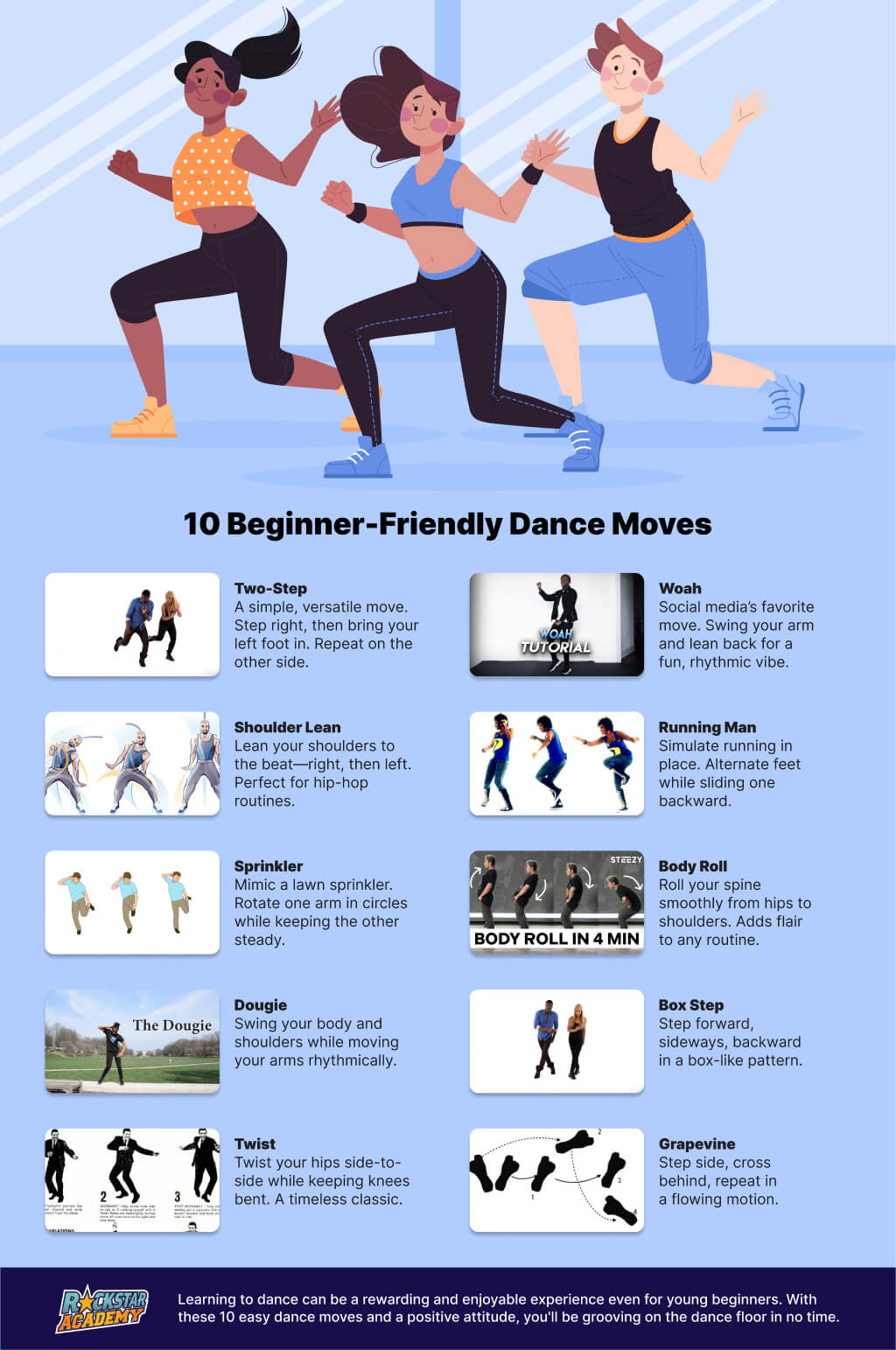 10 Dance Moves Beginners Can Do