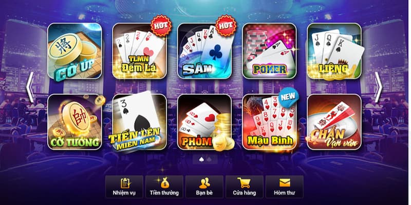 Giới thiệu về sảnh chơi game bài tại Gemwin