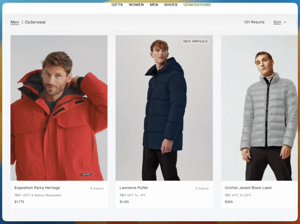 Video of Juphy AI offering assistance and personalized product recommendations to customers about outdoor products.