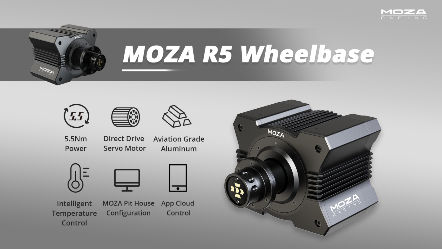 MOZA R5 Wheelbase2