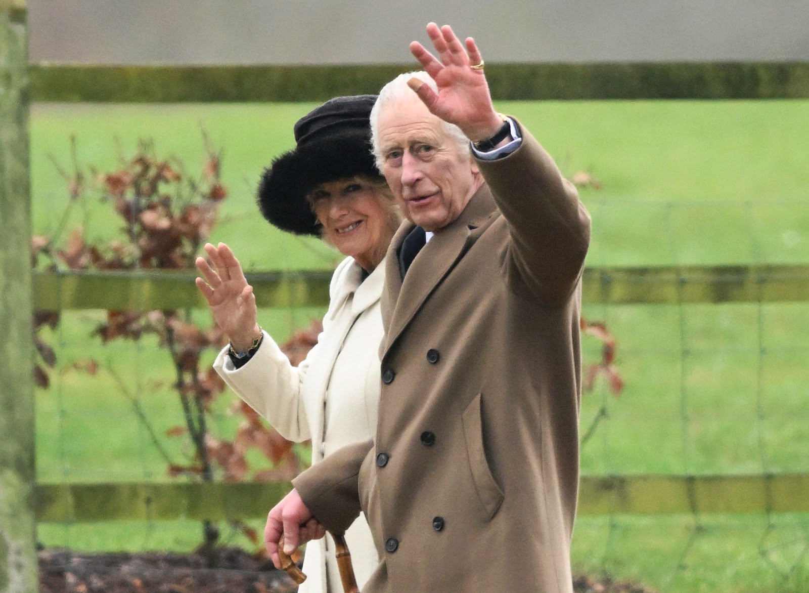 Reine Camilla et Roi charles