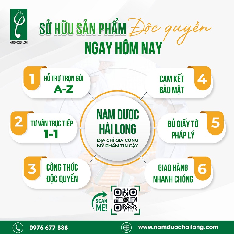 Nam dược Hải Long - Nhà máy sản xuất nước hoa hương vani chuẩn CGMP