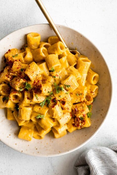 vegan pumpkin pasta 5