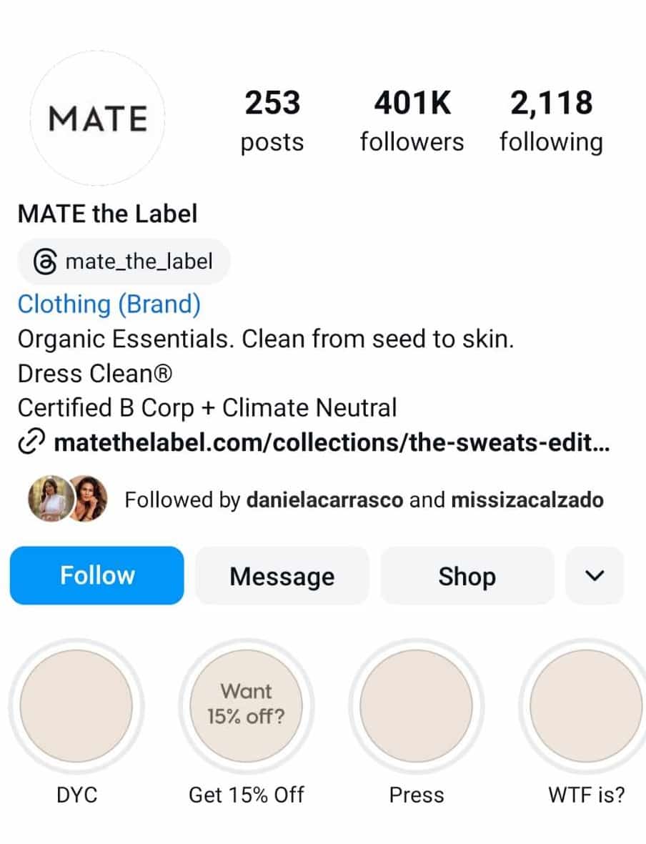 The Top Online Clothing Boutiques from Instagram - Mate the Label