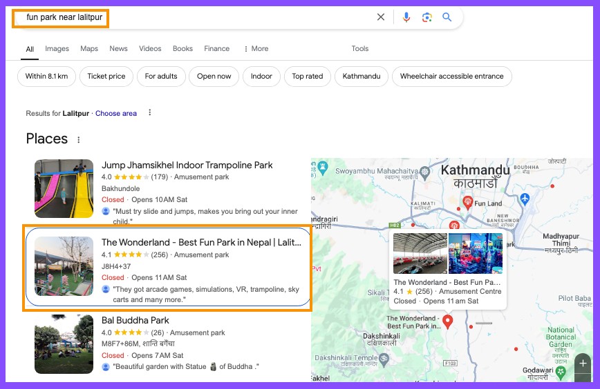 the wonderland kathmandu-  What is Local SEO in Nepal? Importance of Local SEO in Nepal: kumarpradhan.com