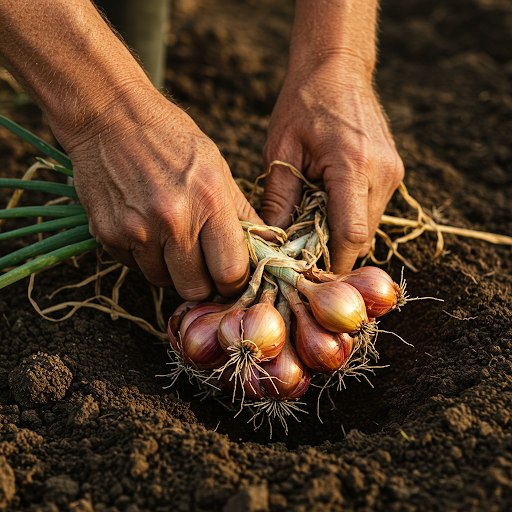 Harvesting Shallots at the Perfect Time