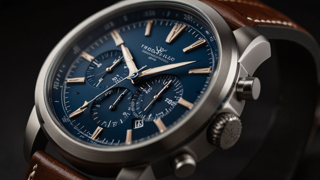 Blue Javelin Chronograph Watch Hands