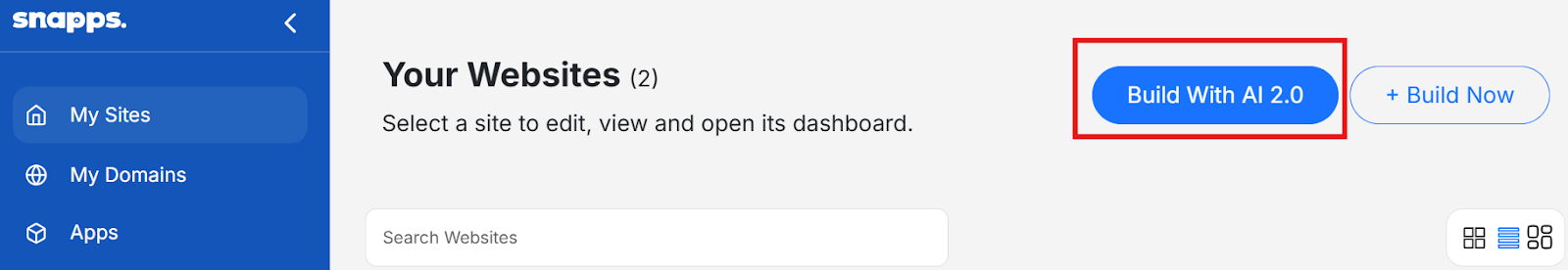 Snapps build with AI
