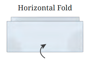 both vertical and horizontal fold