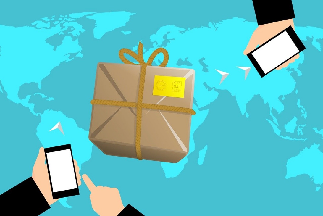 ilustrasi logistik meodern