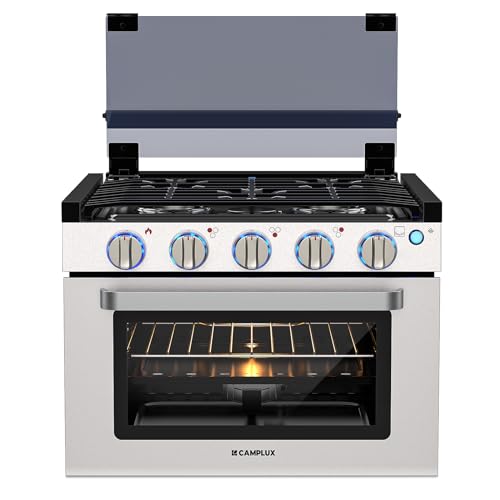 CAMPLUX RV Stove Gas Range 17 inches Tall, Gas Range ...