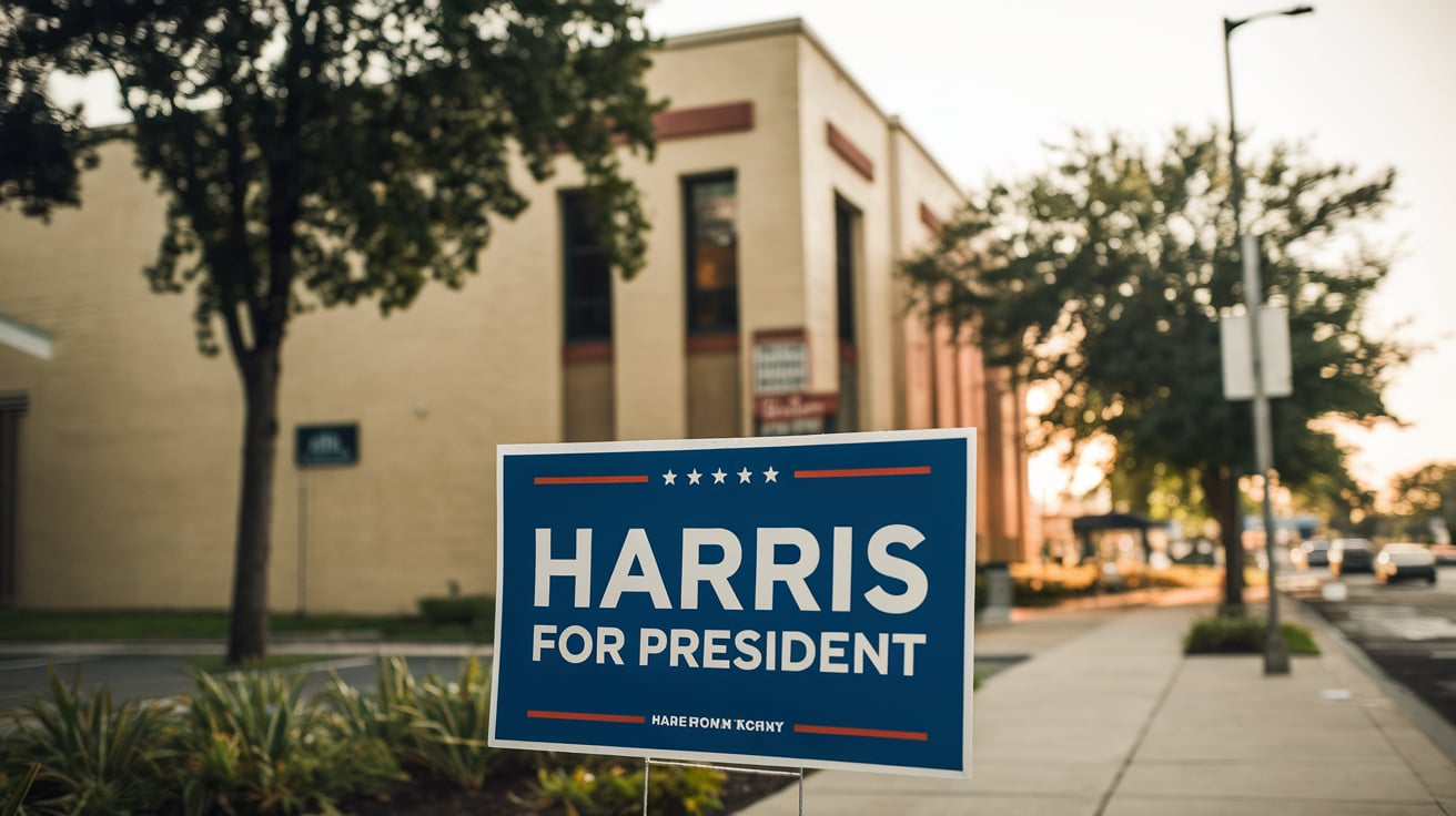 Harris for President Sign