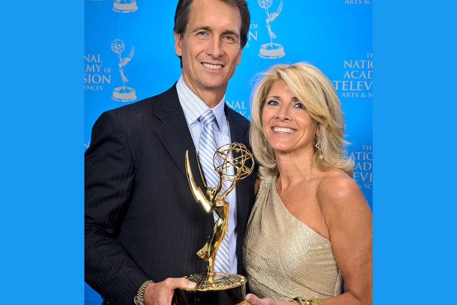 Holly Bankemper and Cris Collinsworth